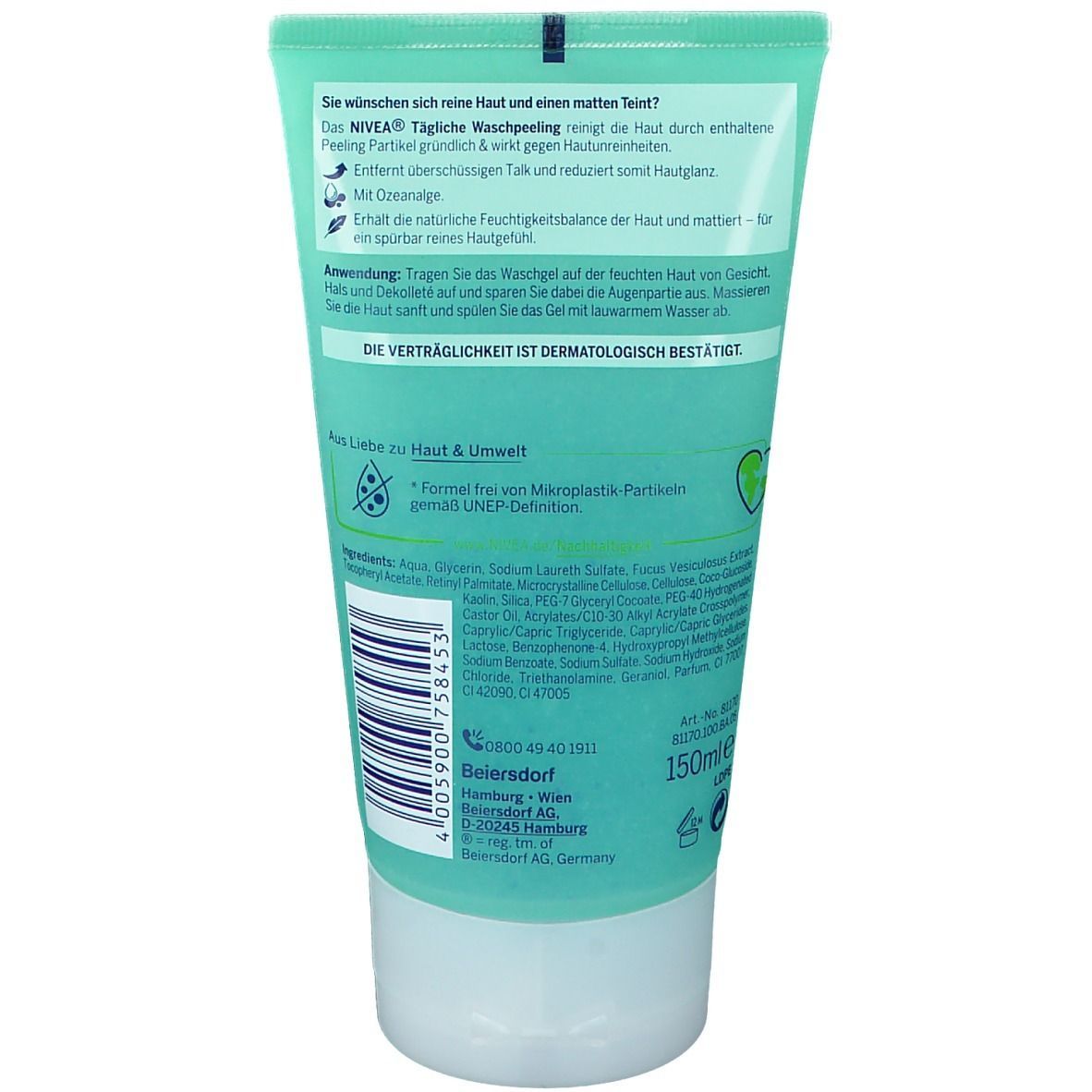 NIVEA Peeling lavant quotidien