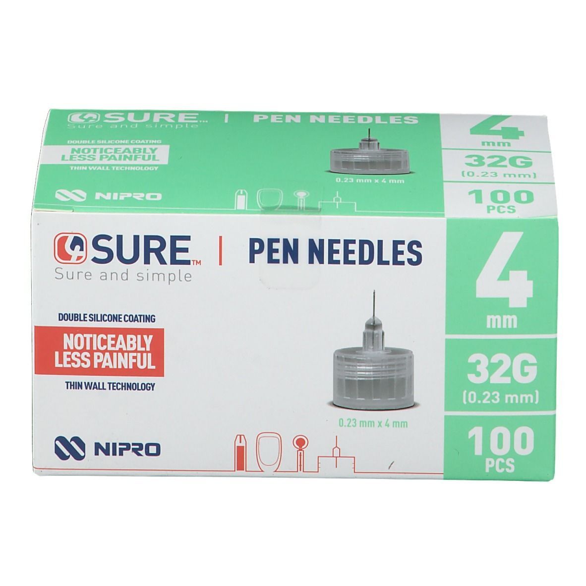 4sure Pennadeln 32G x 4 mm