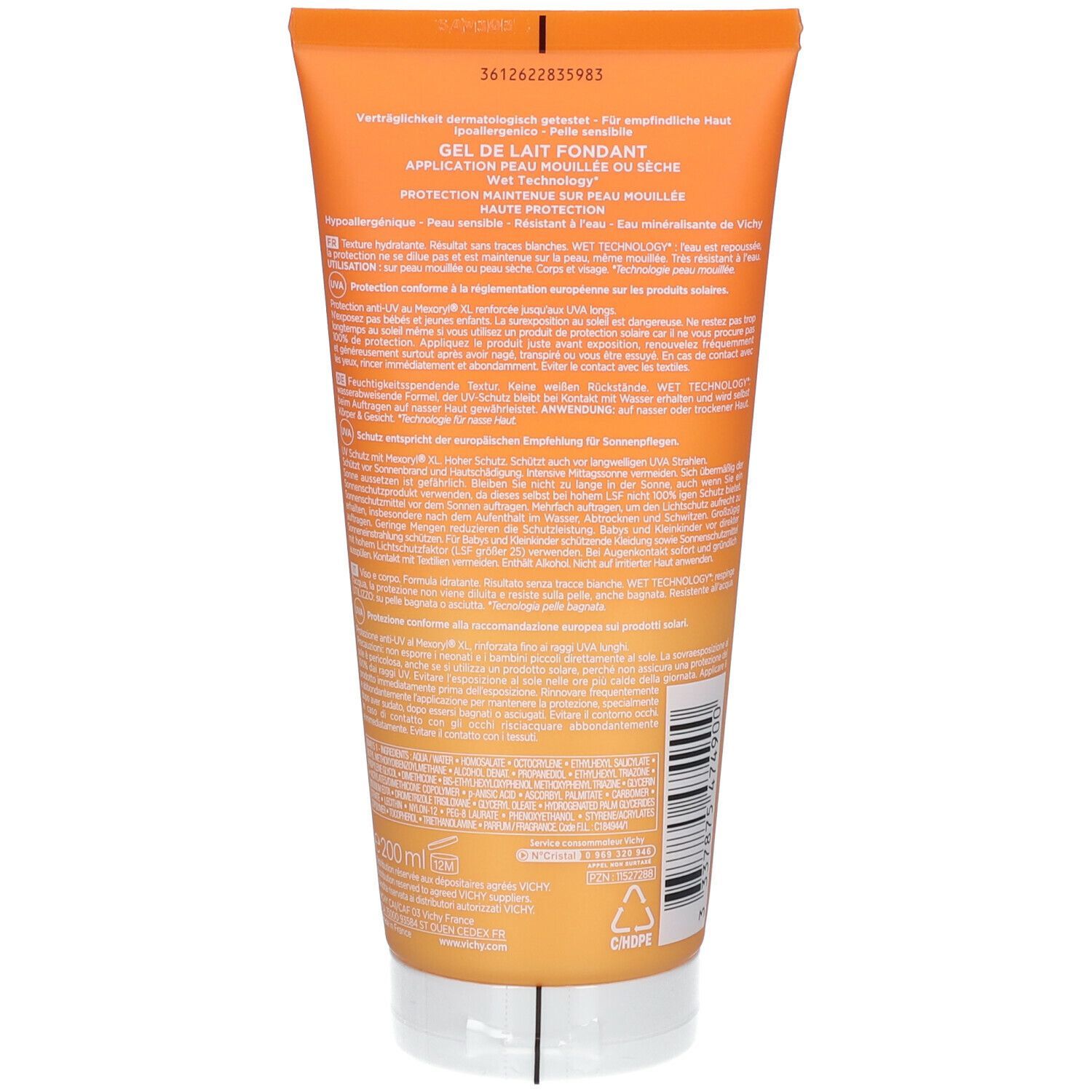VICHY Idéal Soleil Ultra-leichte Gel-Milch LSF 30