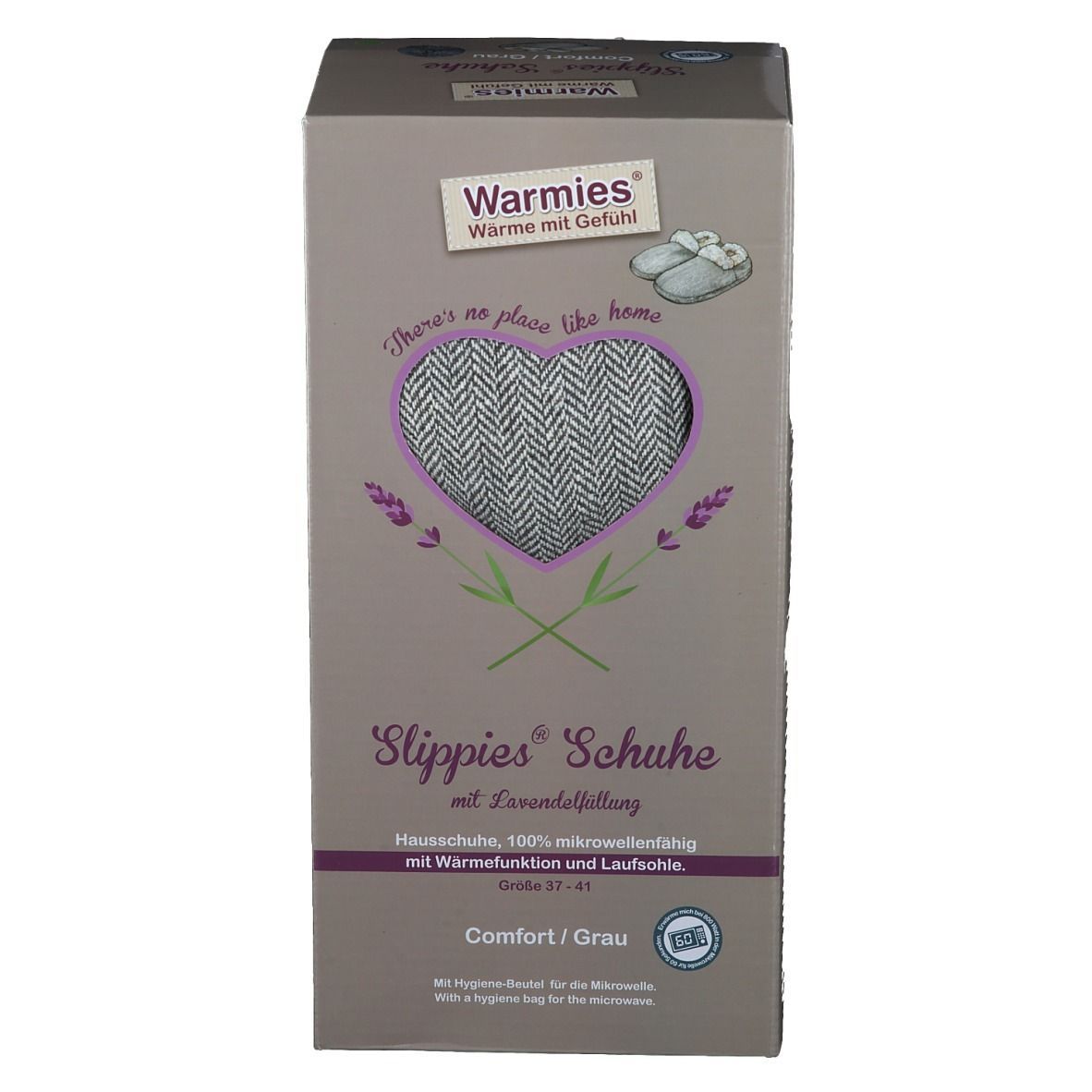Warmies® Slippies Comfort grau 37-41