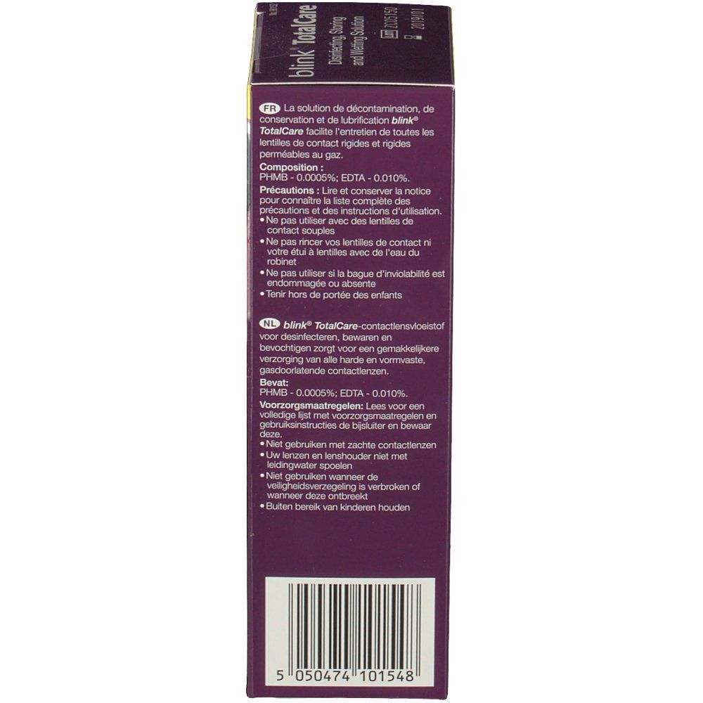 blink® TotalCare desinfizierende Aufbewahrungs & Benetzungslösung