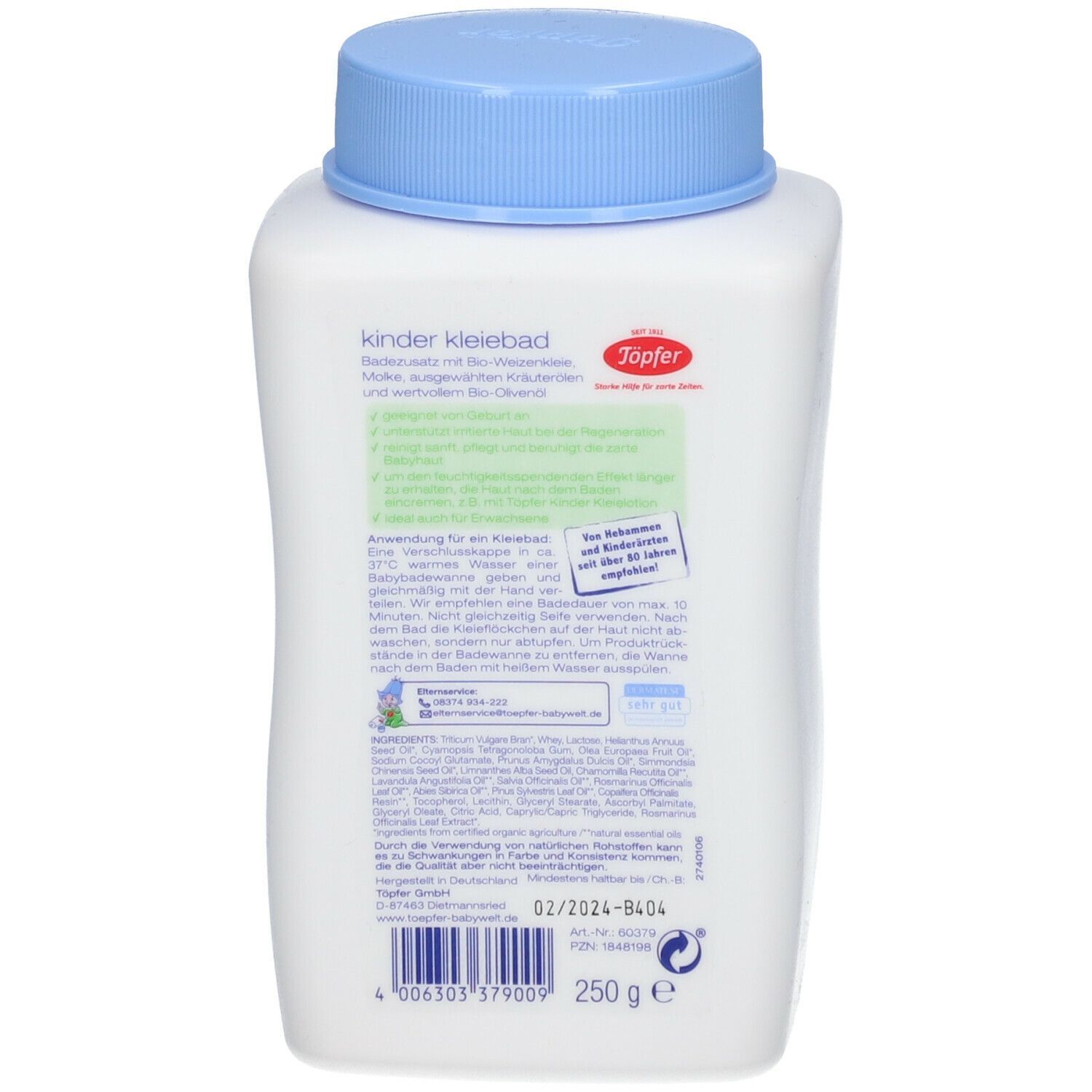 Töpfer Kinder Kleiebad mit Öl