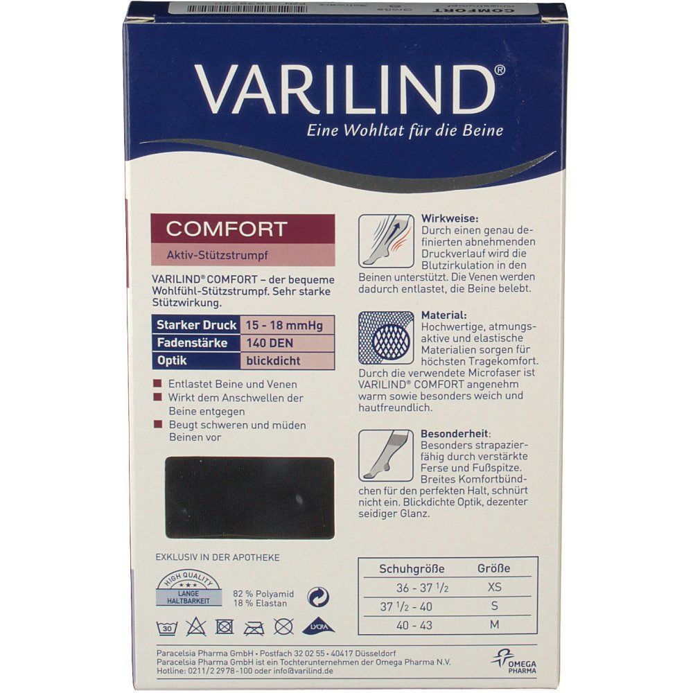 VARILIND® Comfort Stützstrümpfe 140 Den AD