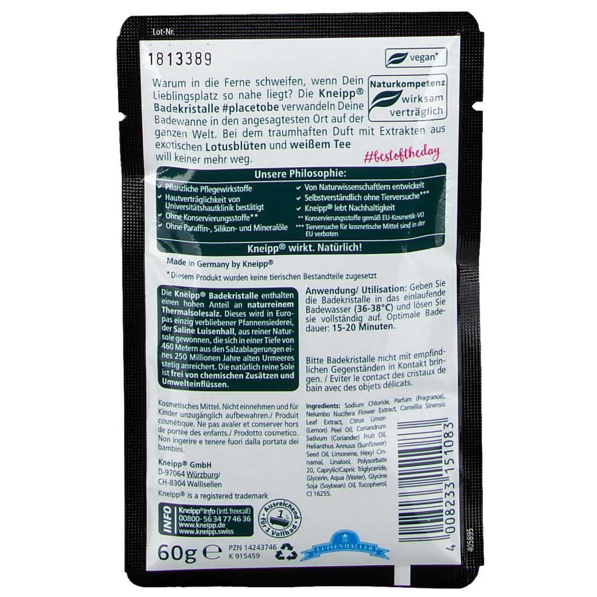 Kneipp® Cristaux de bain #placetobe