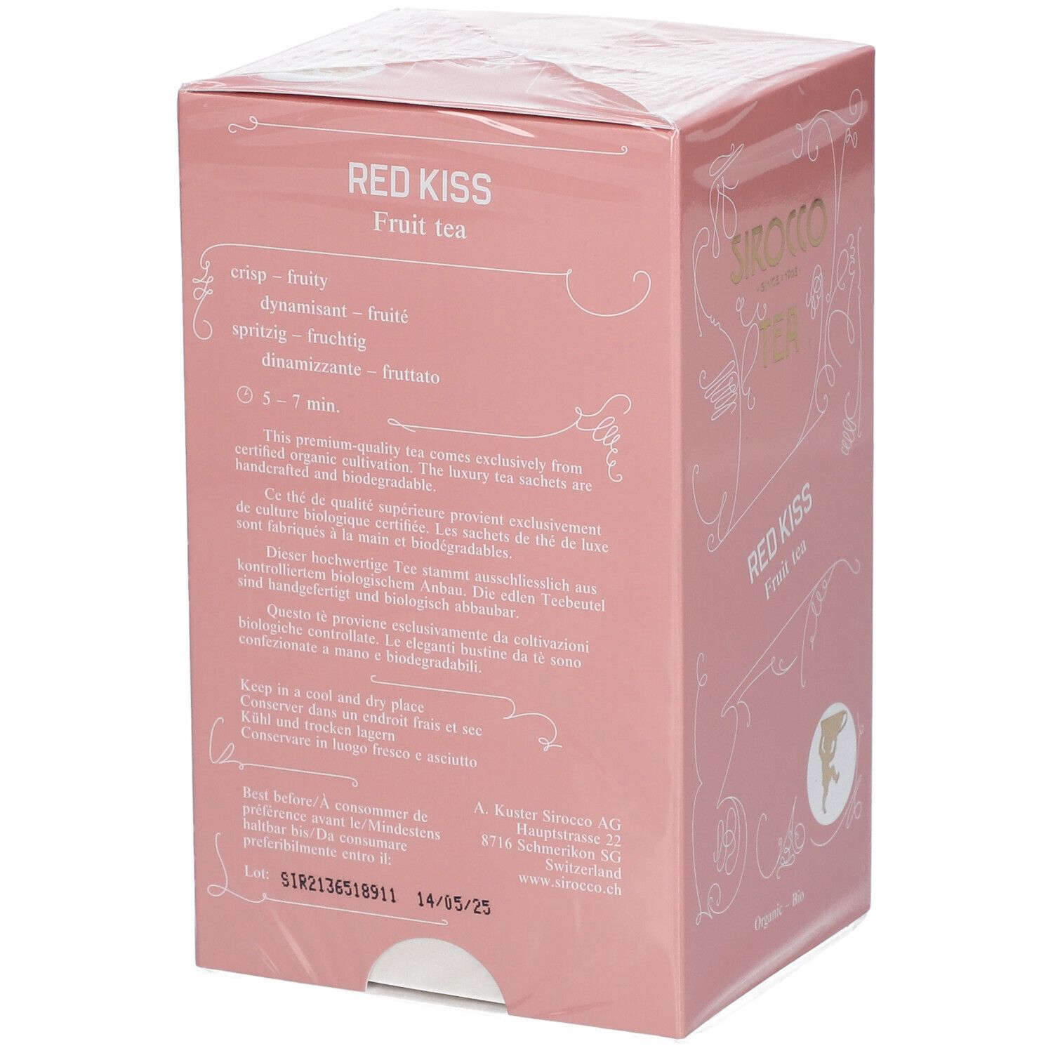 SIROCCO Teebeutel Red kiss