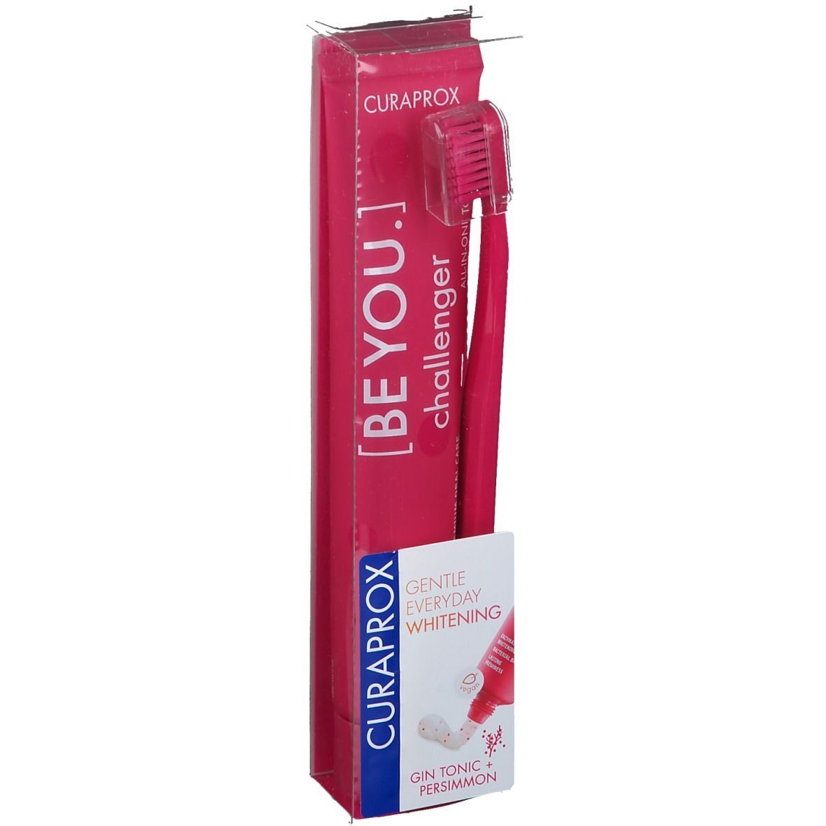 Curaprox® BE YOU challenger Set, Gin Tonic + Kaki, rouge
