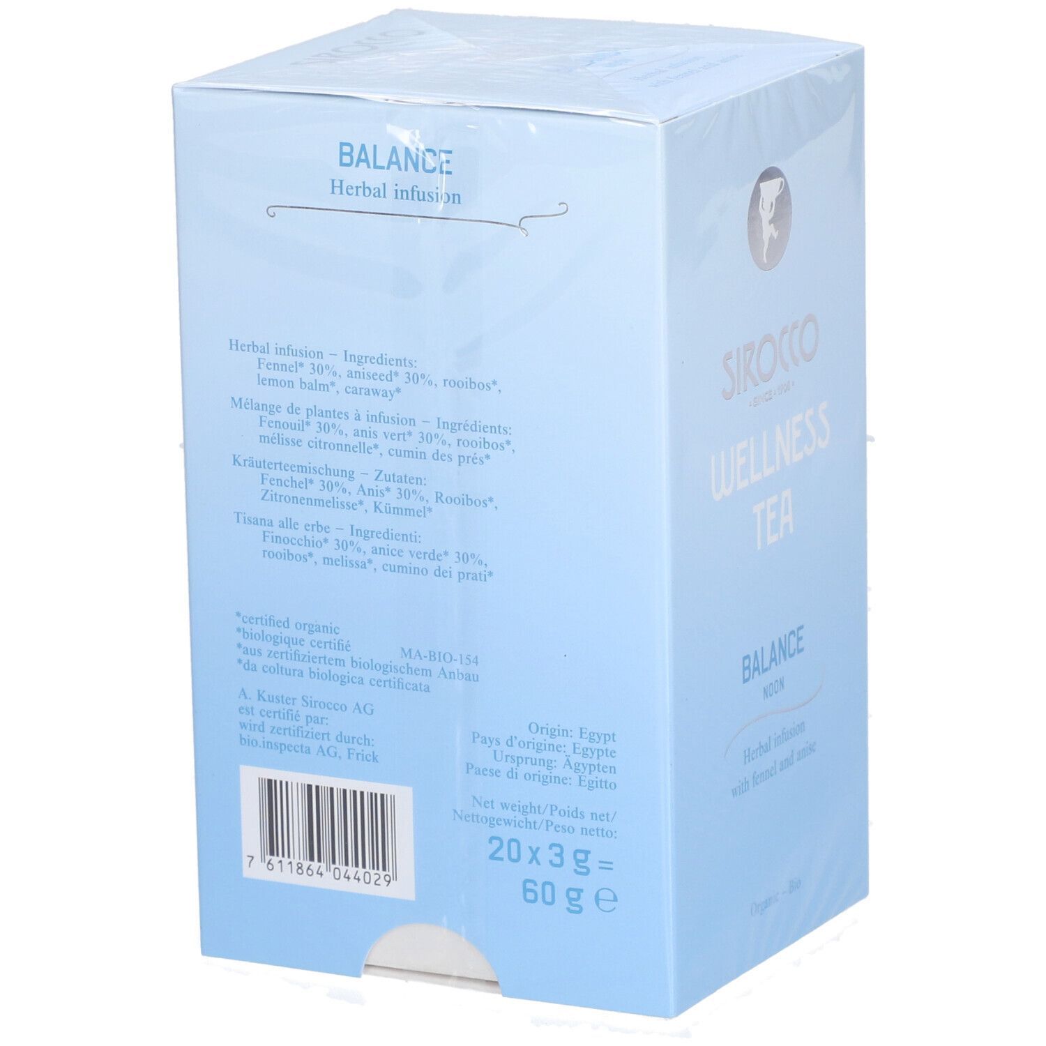 SIROCCO Teebeutel Balance 20 Stk