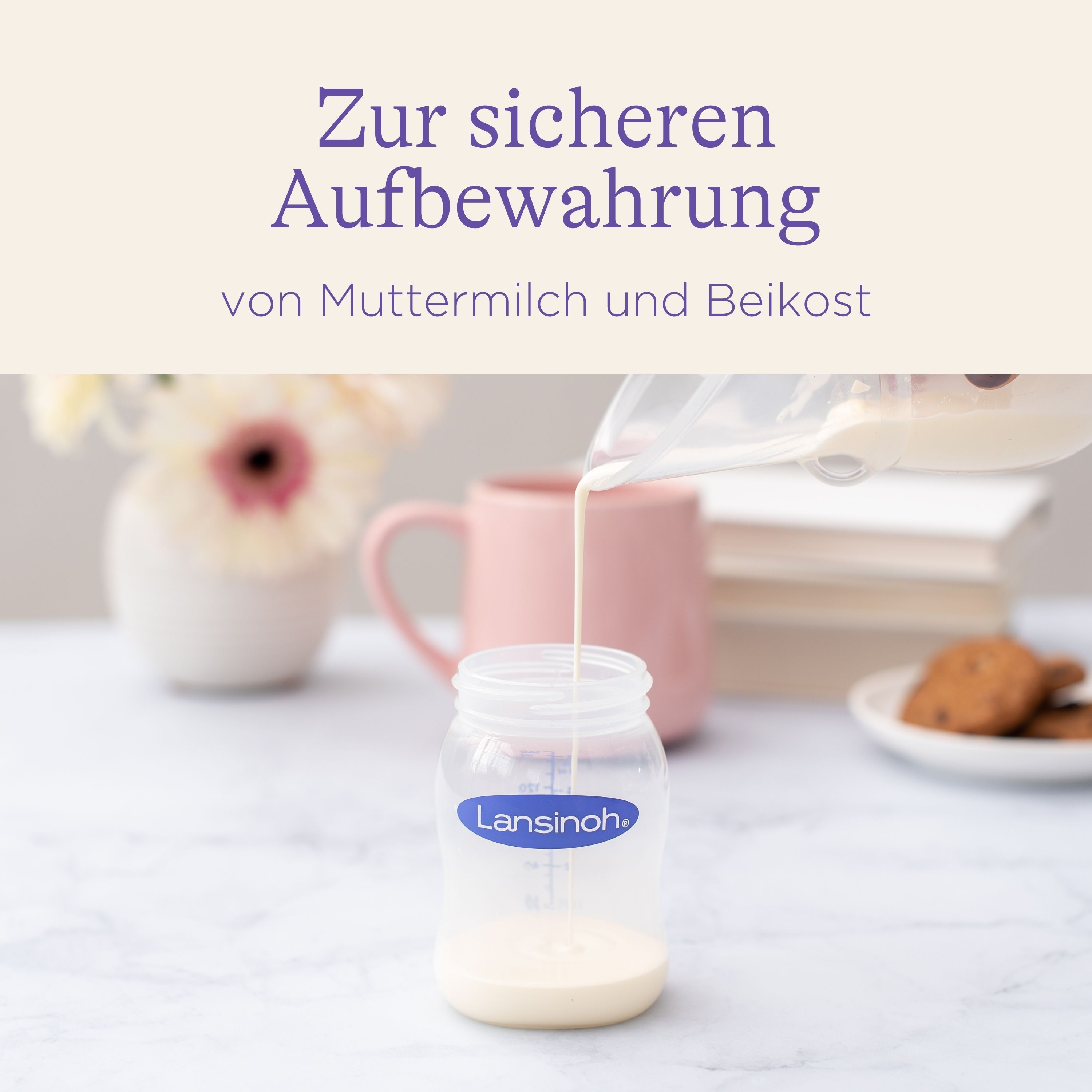 Lansinoh mOmma Muttermilchflasche 160ml