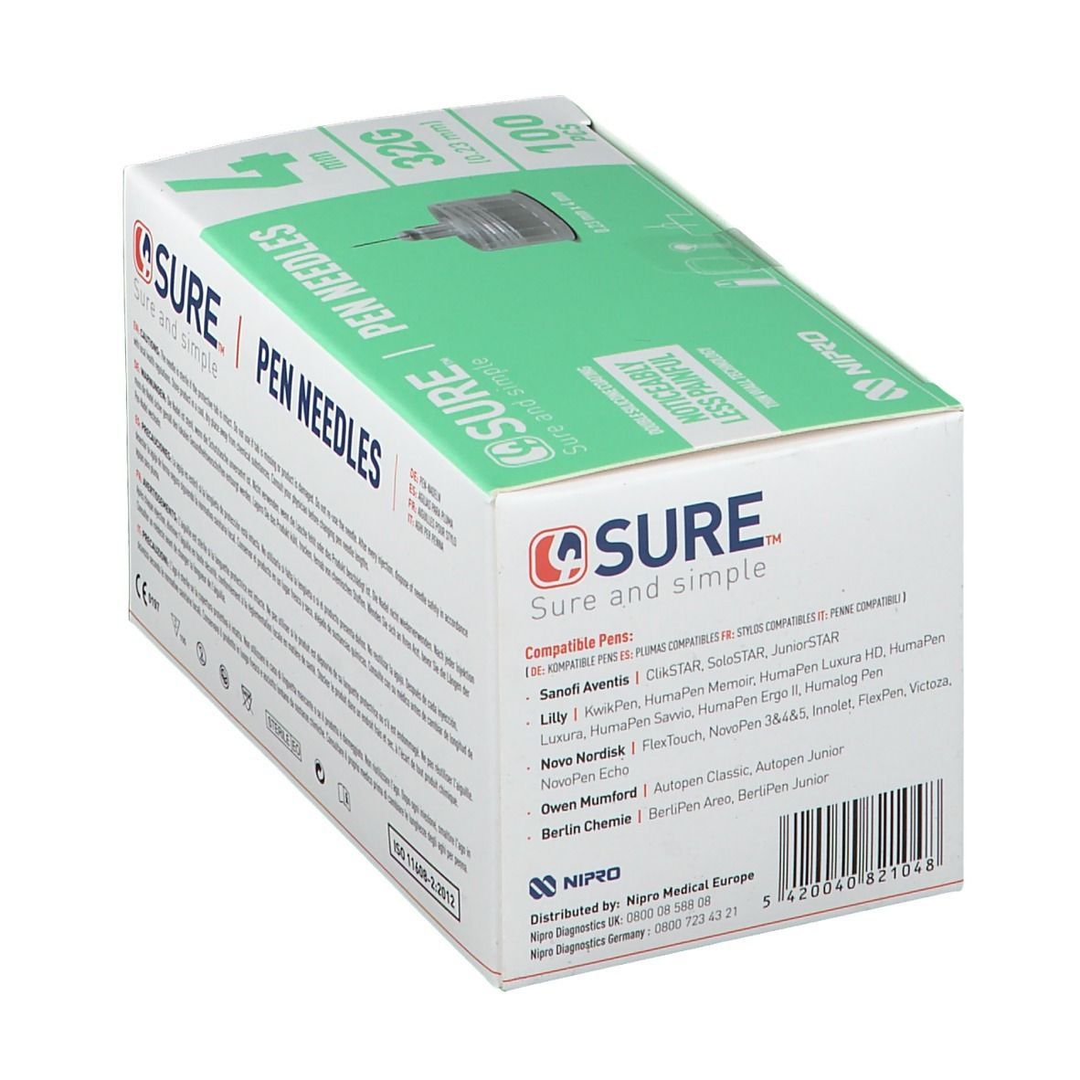 4sure Pennadeln 32G x 4 mm