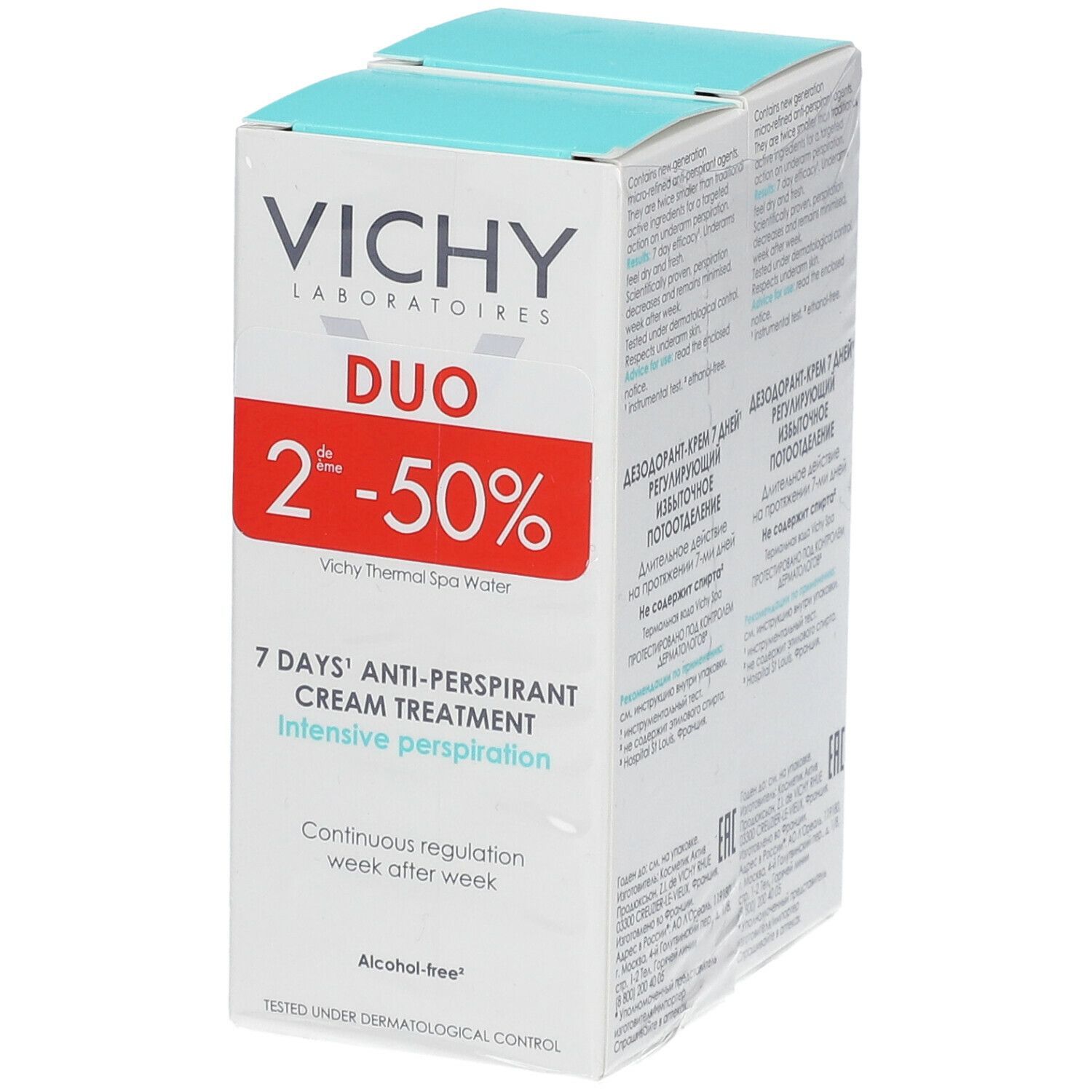 VICHY DEO Creme Anti-Transpirant mit 7-Tage-Wirkung