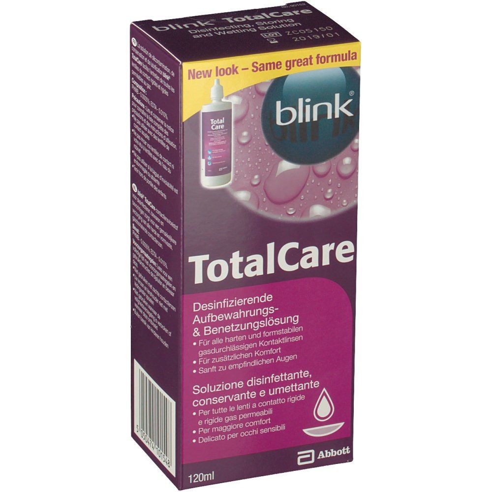 blink® TotalCare desinfizierende Aufbewahrungs & Benetzungslösung