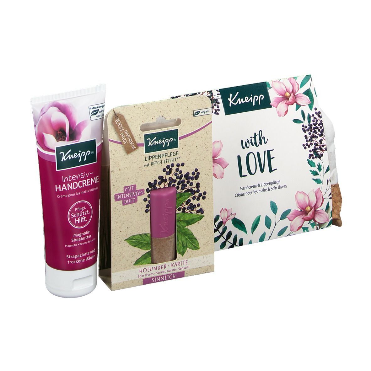 Kneipp With Love Soin des mains +  Soin des lèvres