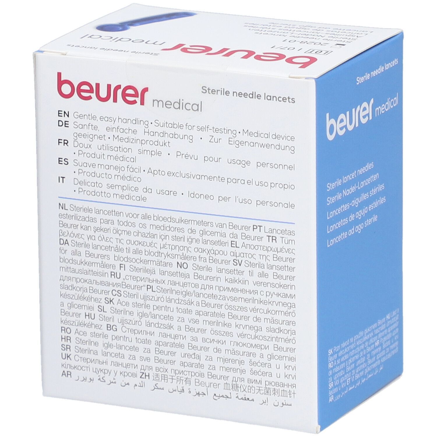 Beurer® Nadel-Lanzetten steril 28G 2,2 mm