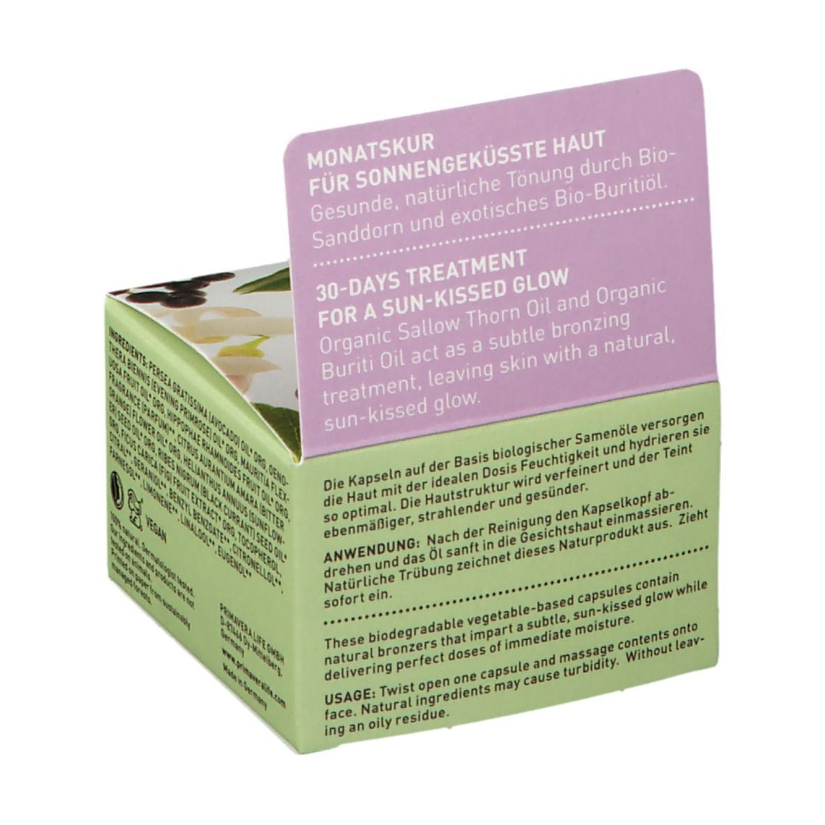 PRIMAVERA® Gesichtsölkapseln tönend bio Neroli-Cassis