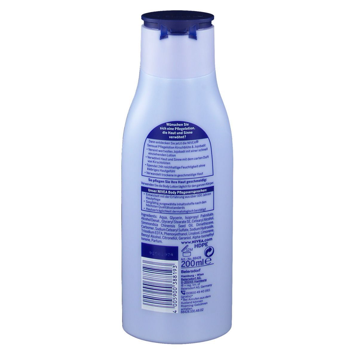 NIVEA® Body Lotion de soin Fleur de Cerisier & Huile de Jojoba
