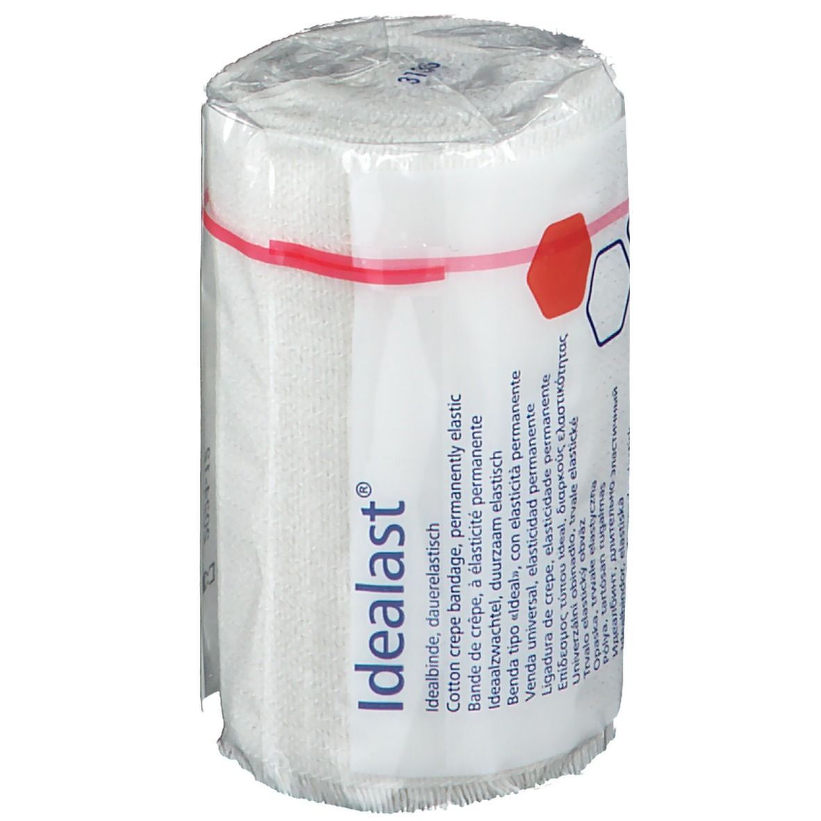 Idealast® Bandage idéal 8 cm x 5 m avec des pinces