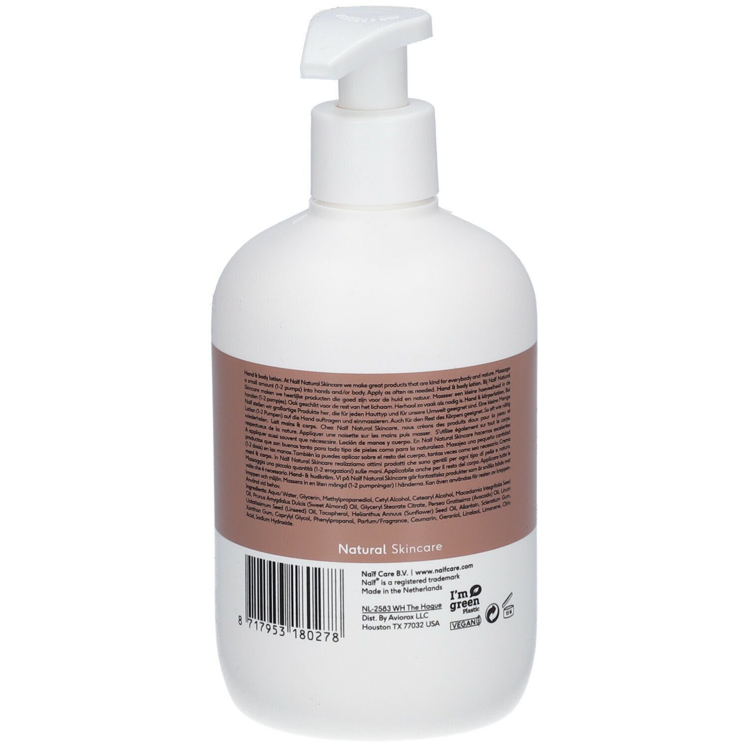 NAÏF® Lait nourrissant pour mains et corps