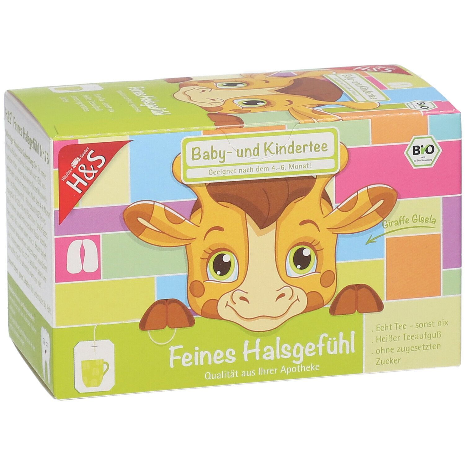 H&S Thé pour bébés et enfants Sensation de gorge fine