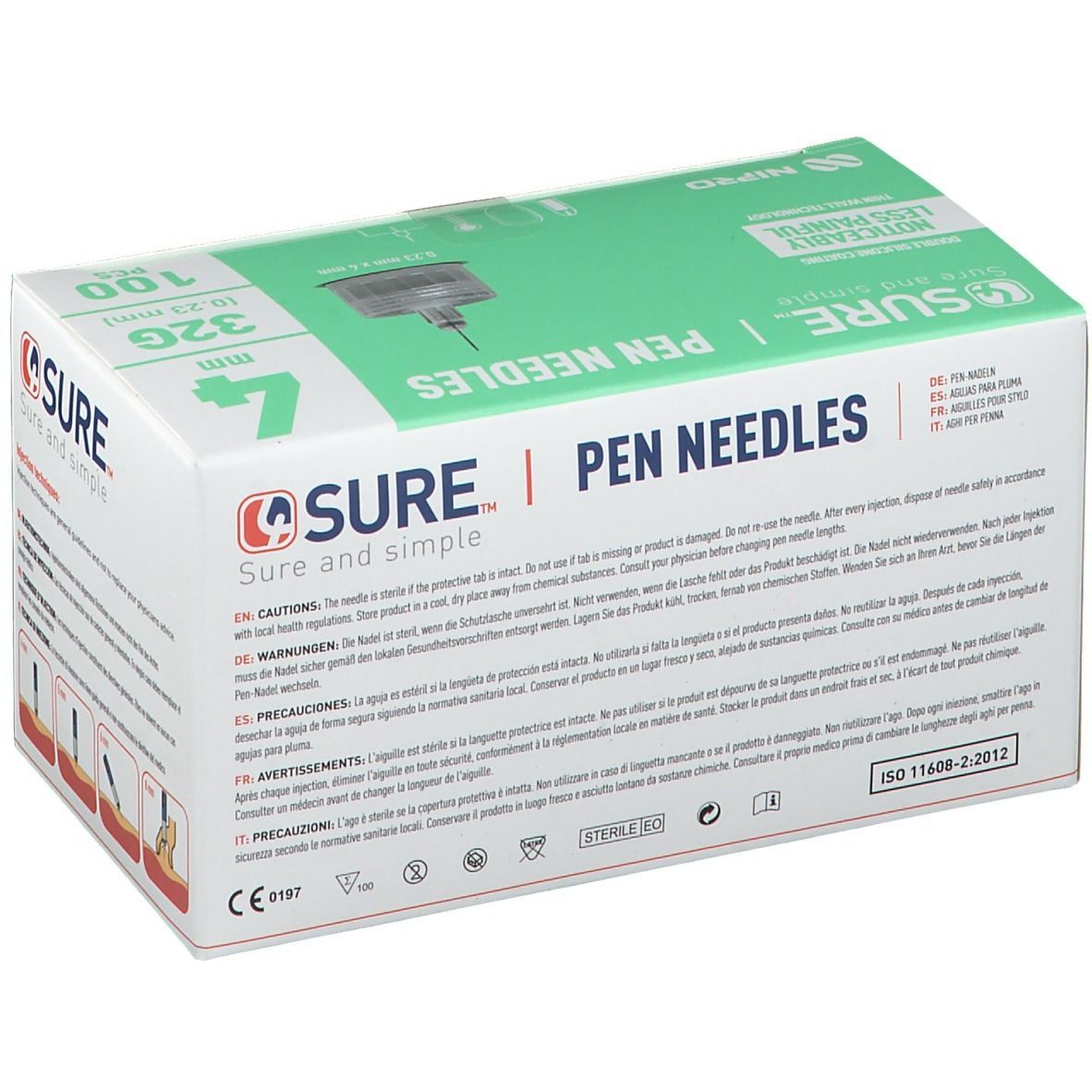 4sure Pennadeln 32G x 4 mm