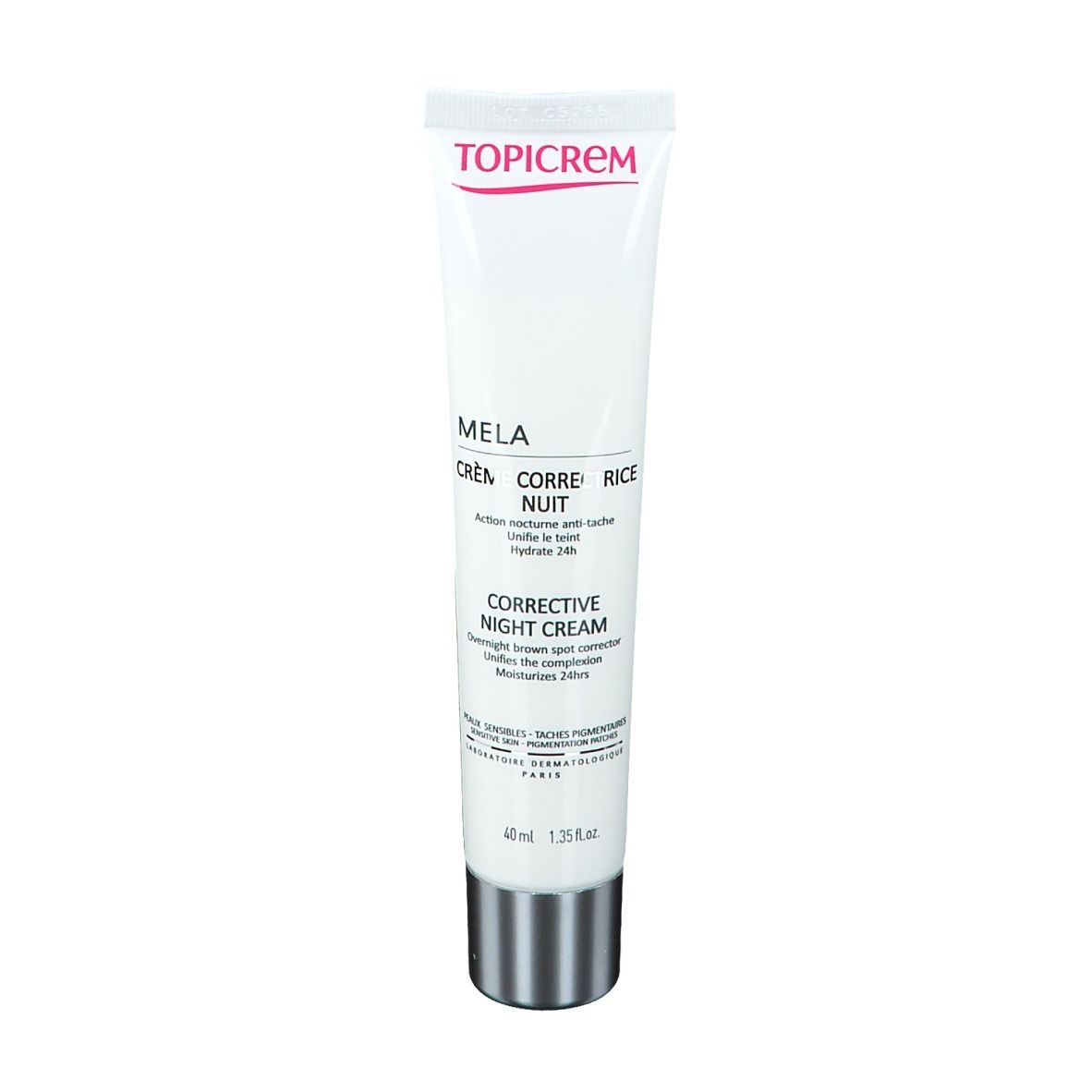 TOPICREM MELA crème de nuit corrective