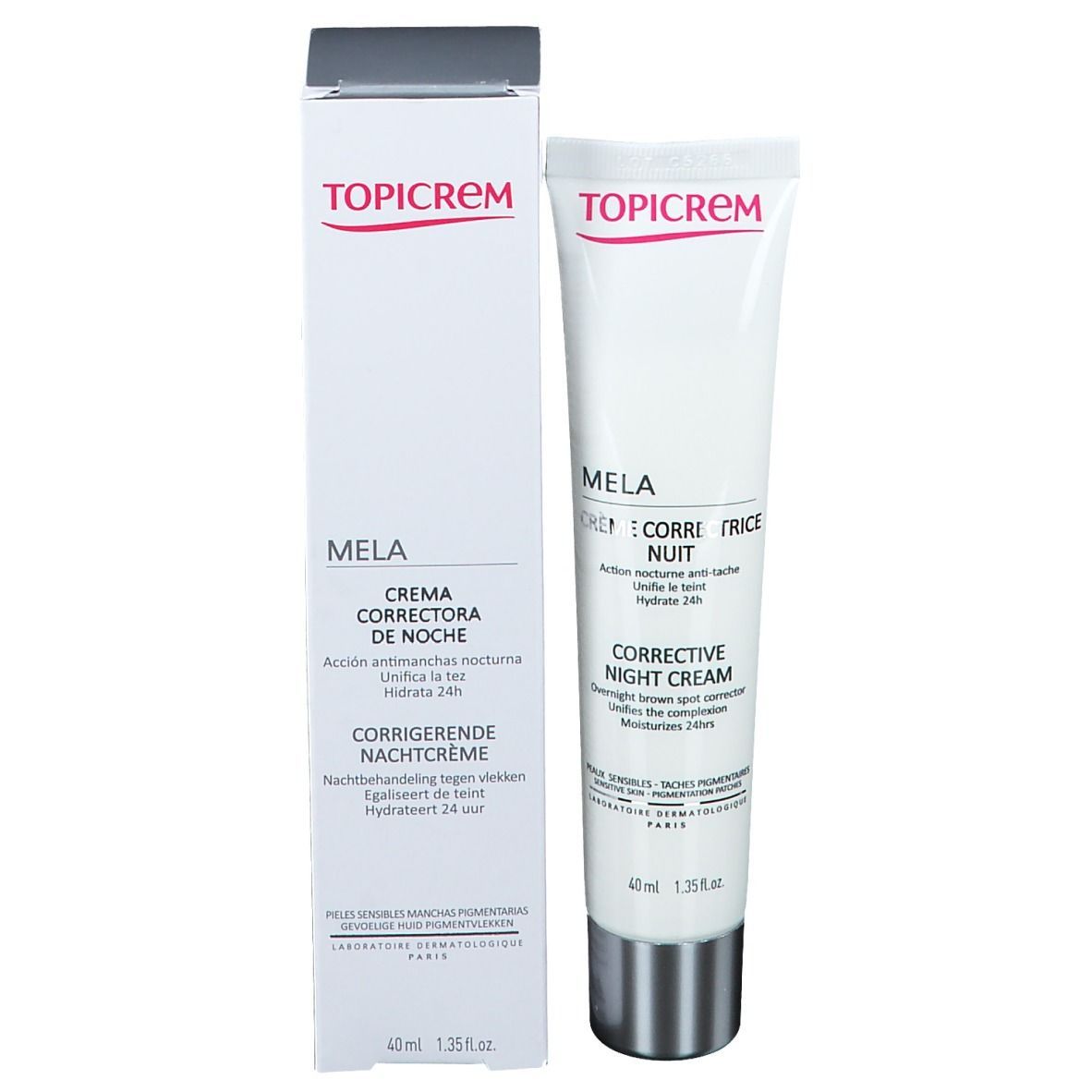 TOPICREM MELA crème de nuit corrective