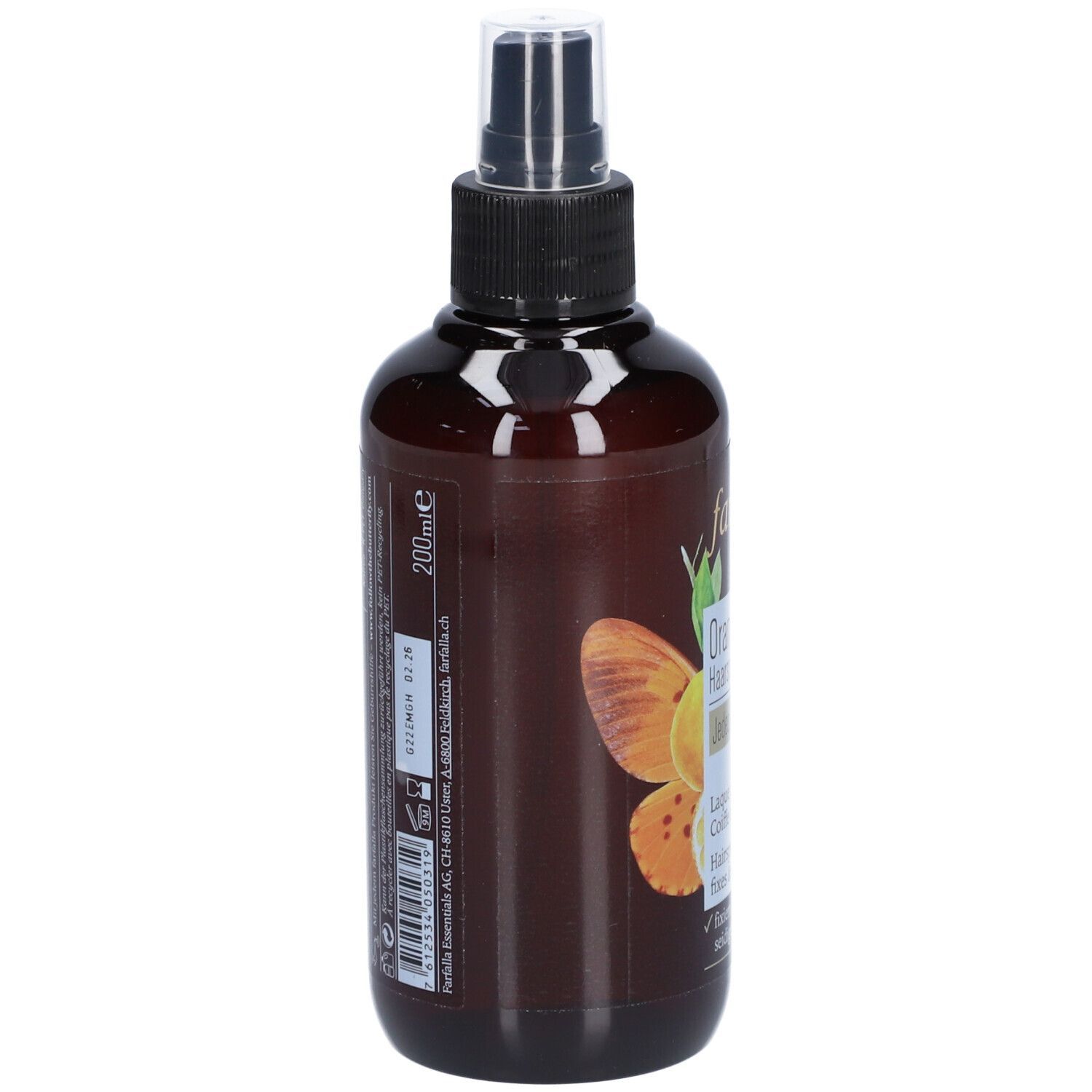 FARFALLA Laque pour les cheveux à l'orange