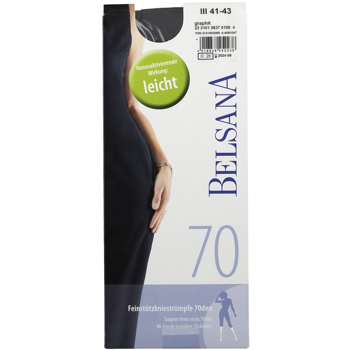 BELSANA 70den AD Gr.3 graphit