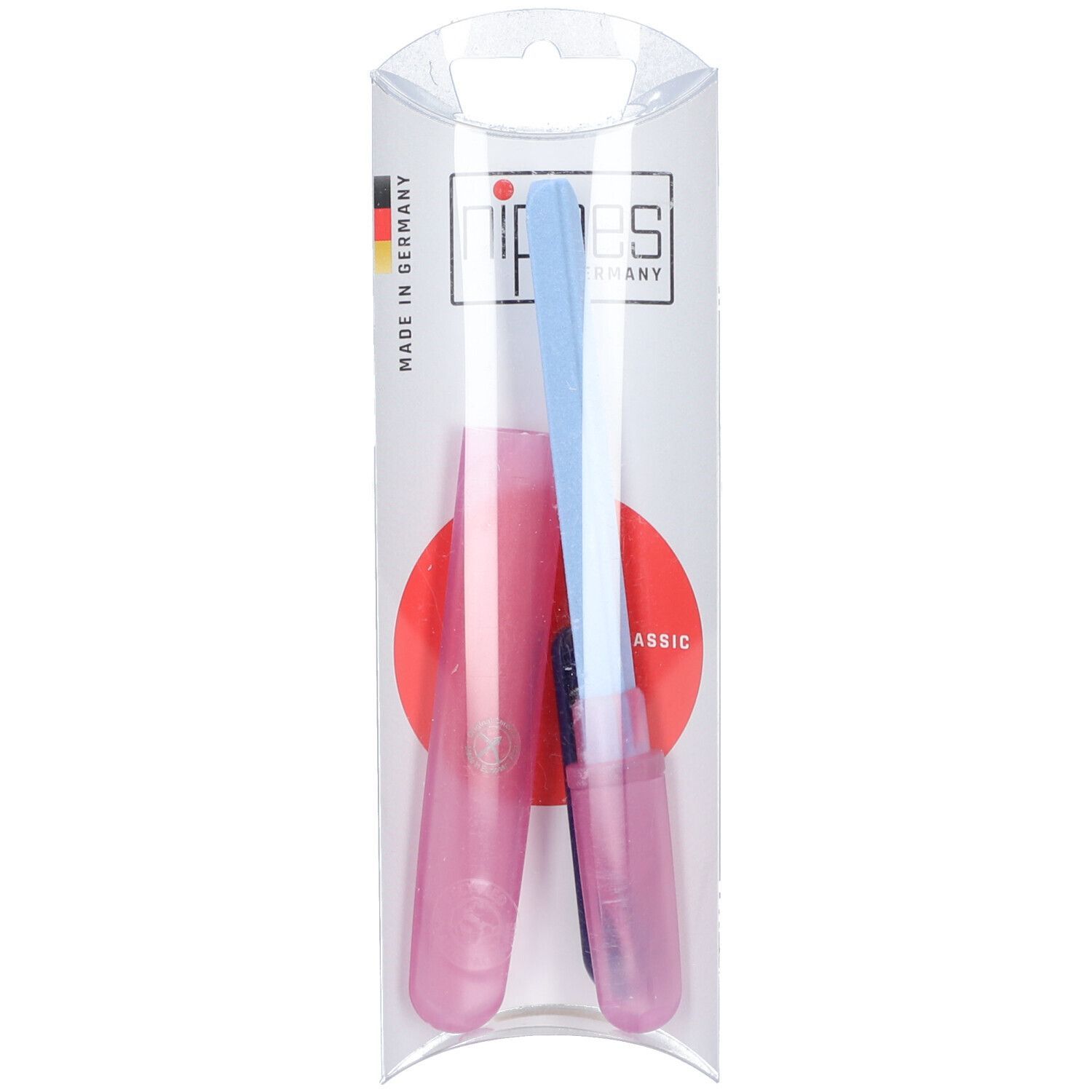 nippes Solingen Lime à ongles céramique Magenta