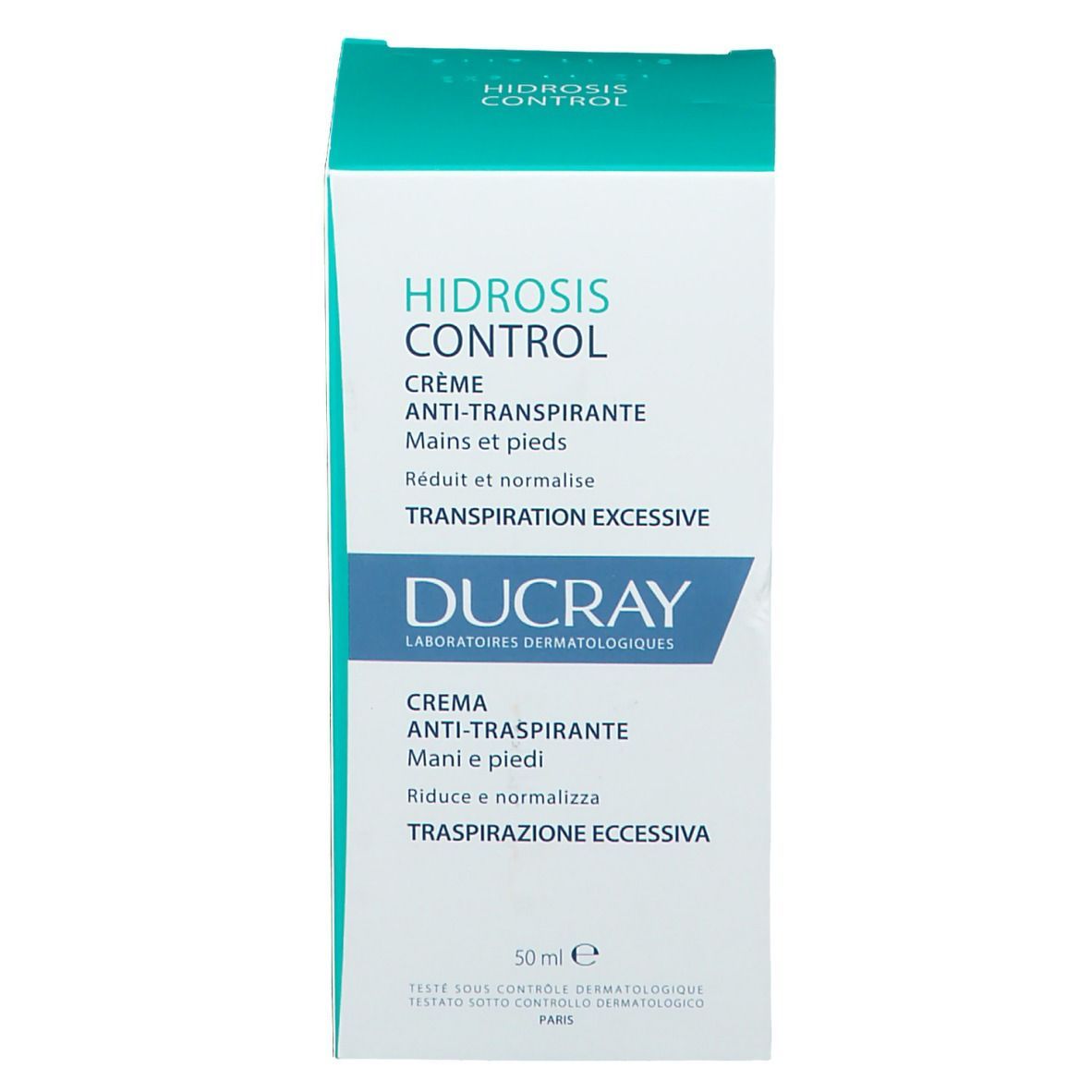 DUCRAY HIDROSIS CONTROL crème pour les mains et les pieds