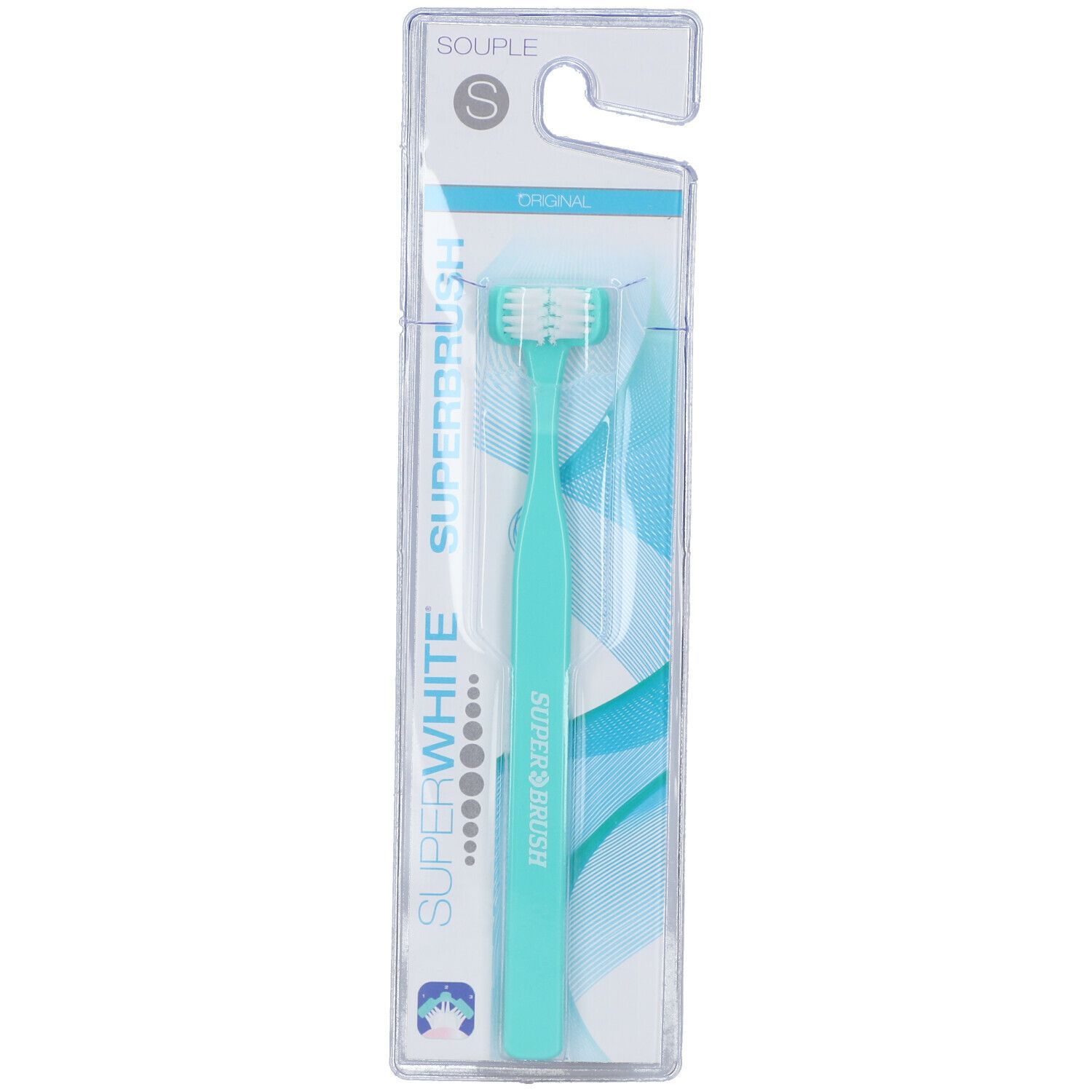 Dr. Barmans Superbrush 3-Kopf-Zahnbürste für Kinder