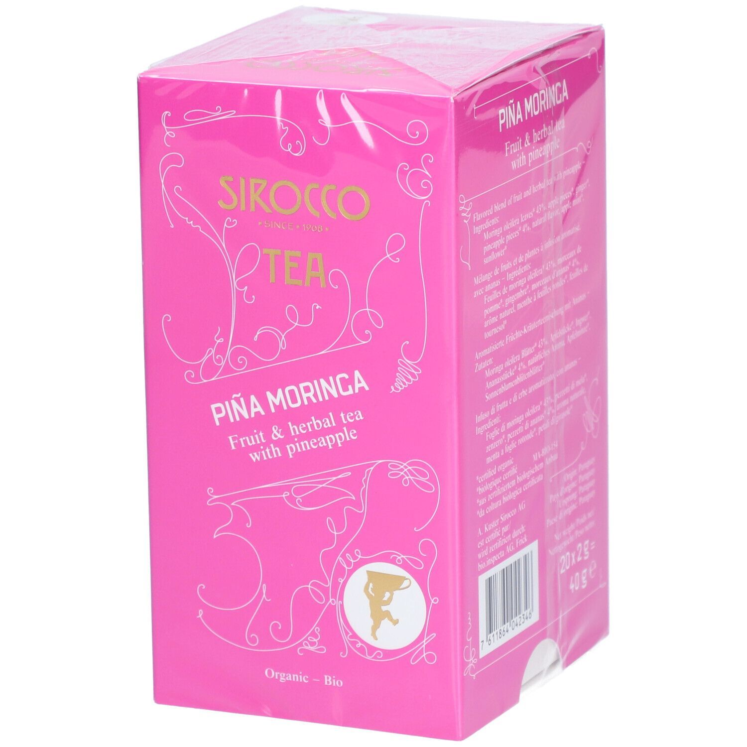 SIROCCO Teebeutel Pina Moringa 20 Stk