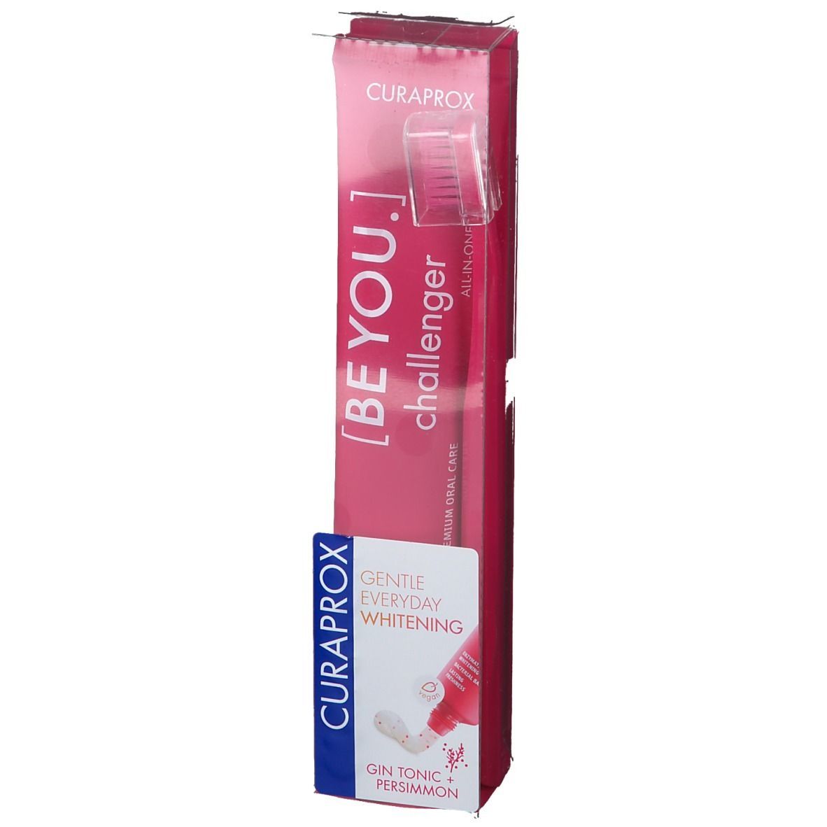 Curaprox® BE YOU challenger Set, Gin Tonic + Kaki, rouge