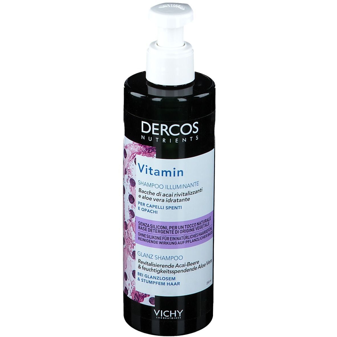 VICHY Dercos Nutrients Vitamin Shampooing Brillance