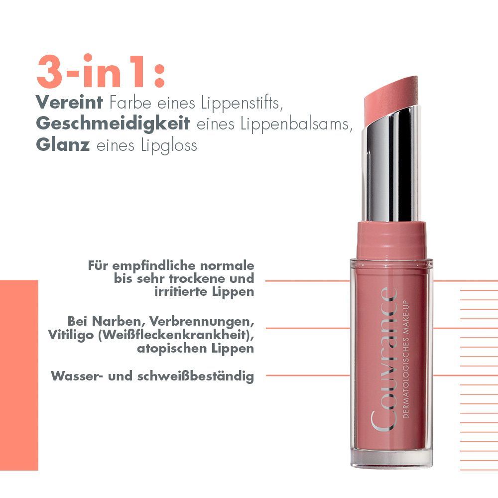 Avène Couvrance getönter Lippenbalsam nude tendre mit UV-Schutz