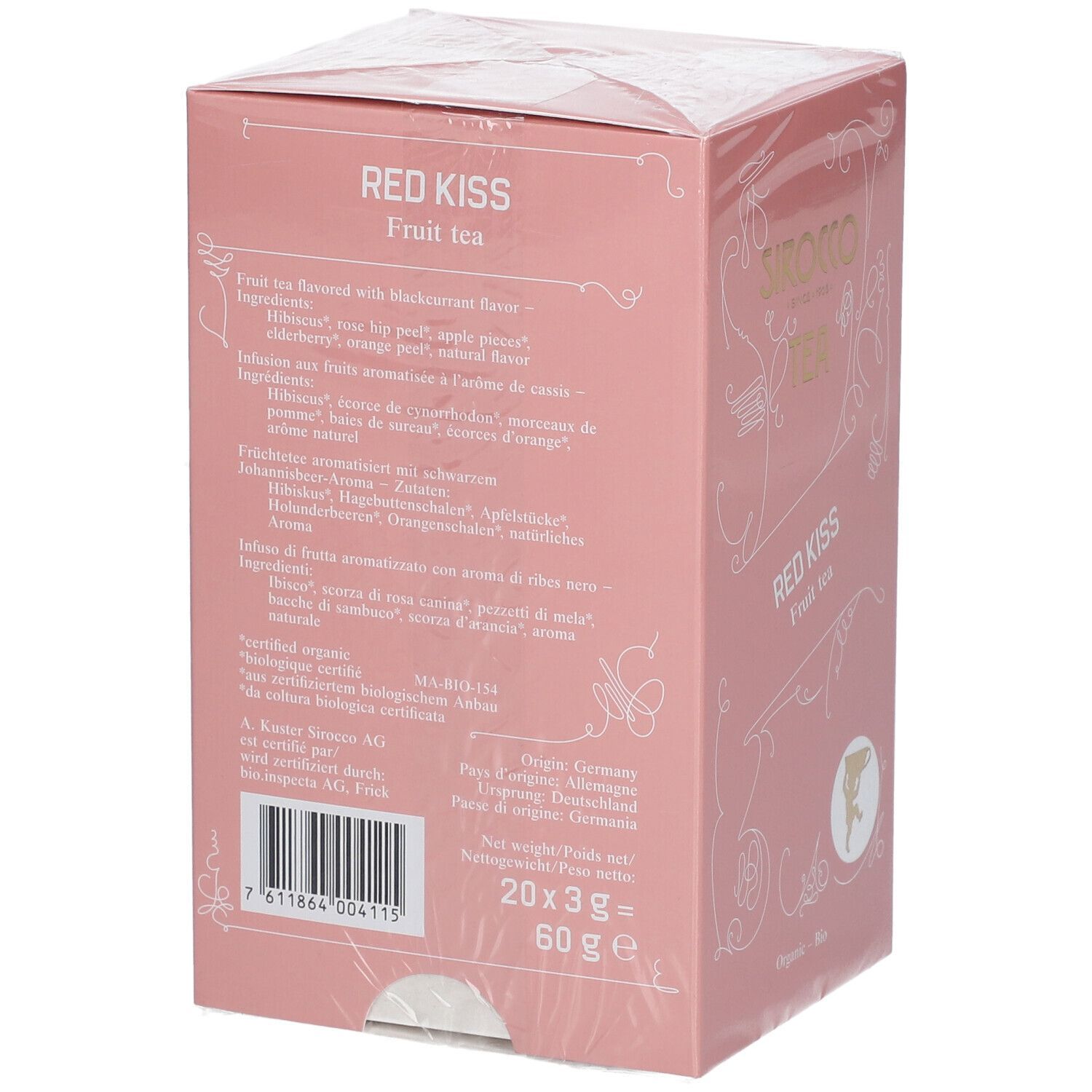 SIROCCO Teebeutel Red kiss