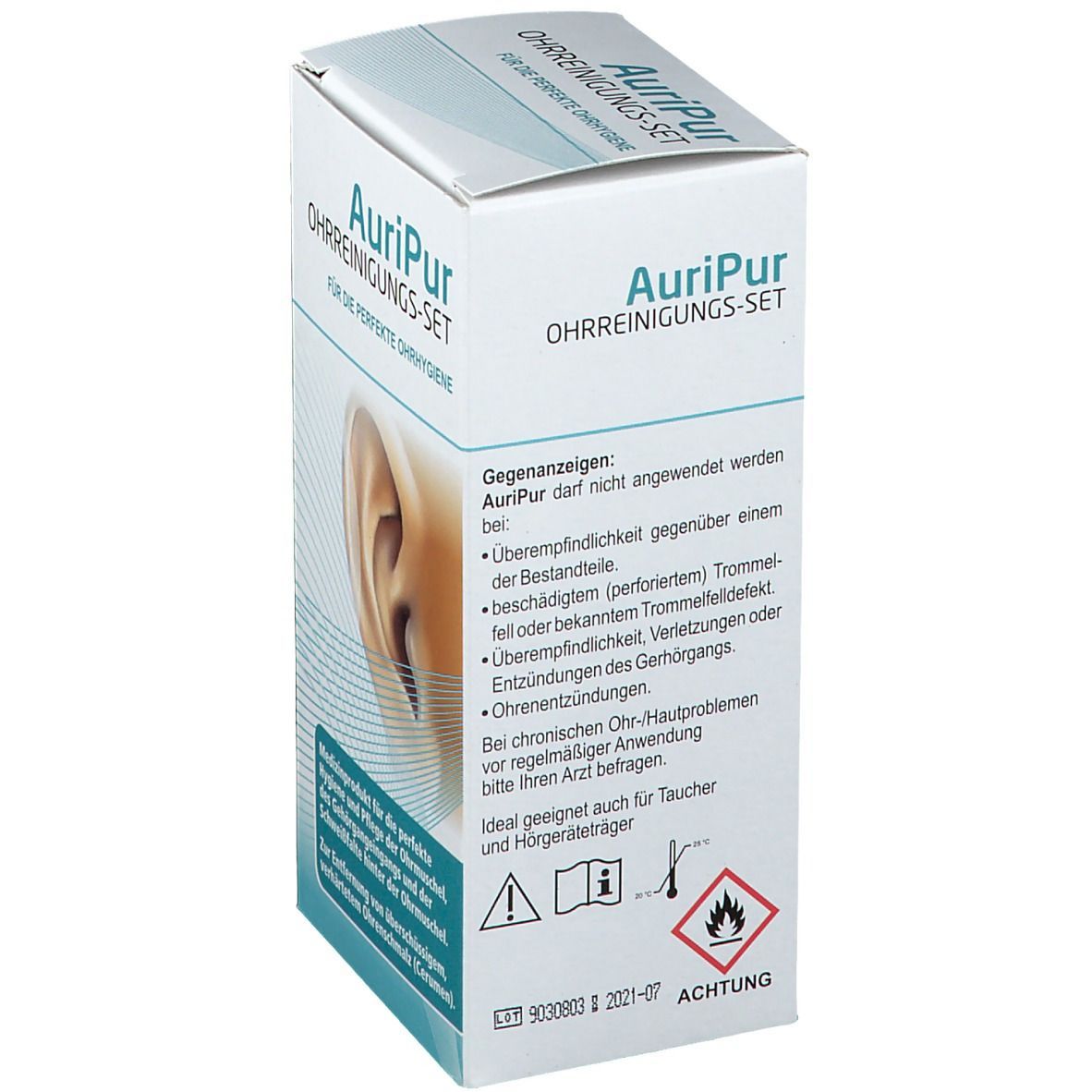 AURIPUR Ohrreinigungs-Set 50 ml