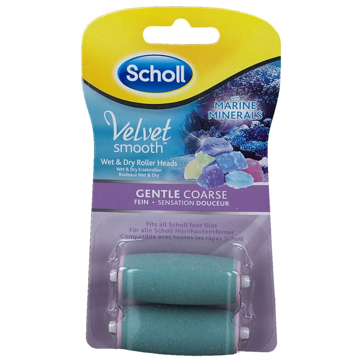SCHOLL VS Pedi Ersatzrollen Meeresmineralien fein