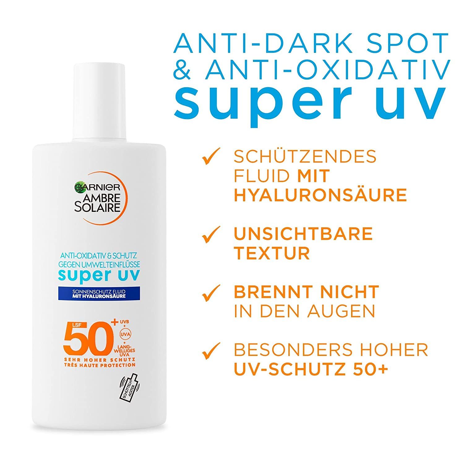 Garnier Super UV Fluide solaire antioxydant  SPF 50