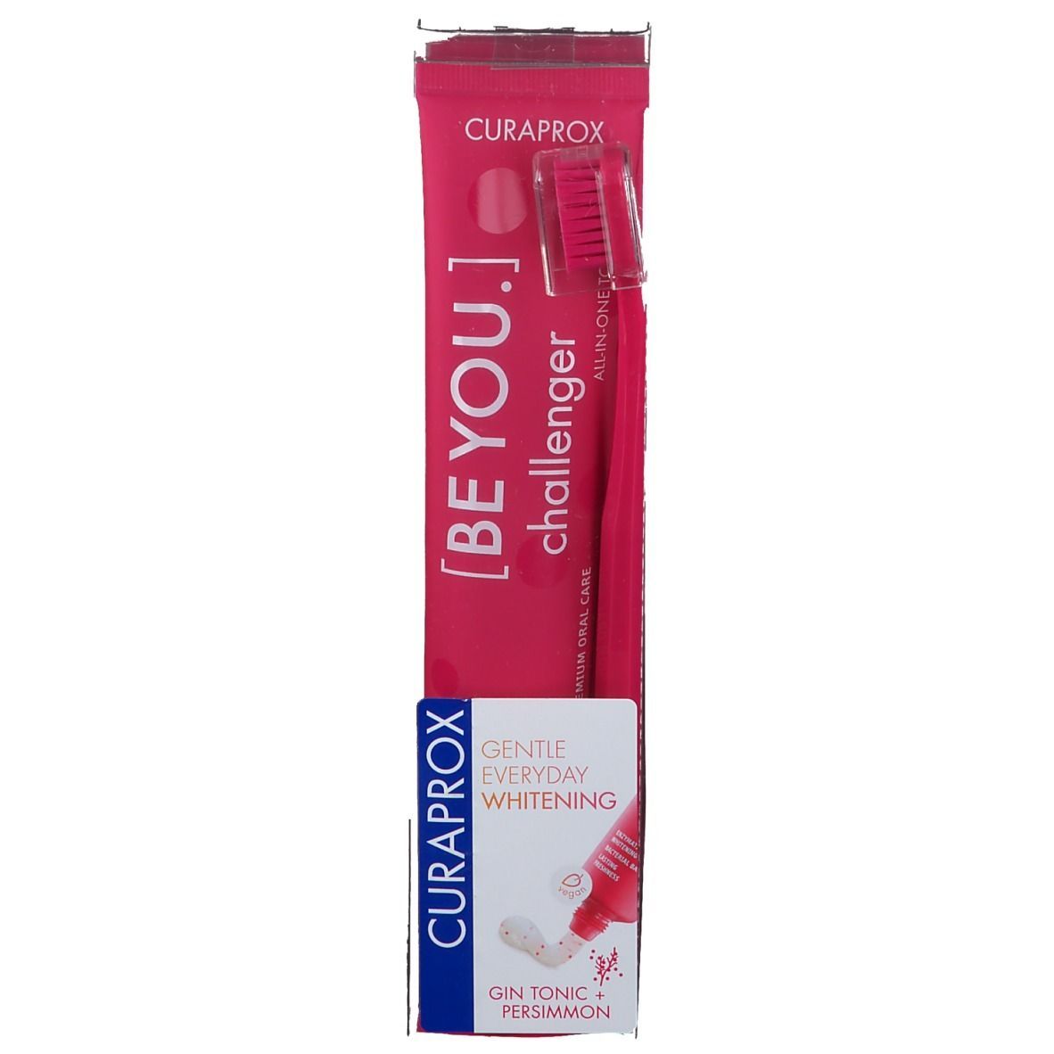 Curaprox® BE YOU challenger Set, Gin Tonic + Kaki, rouge