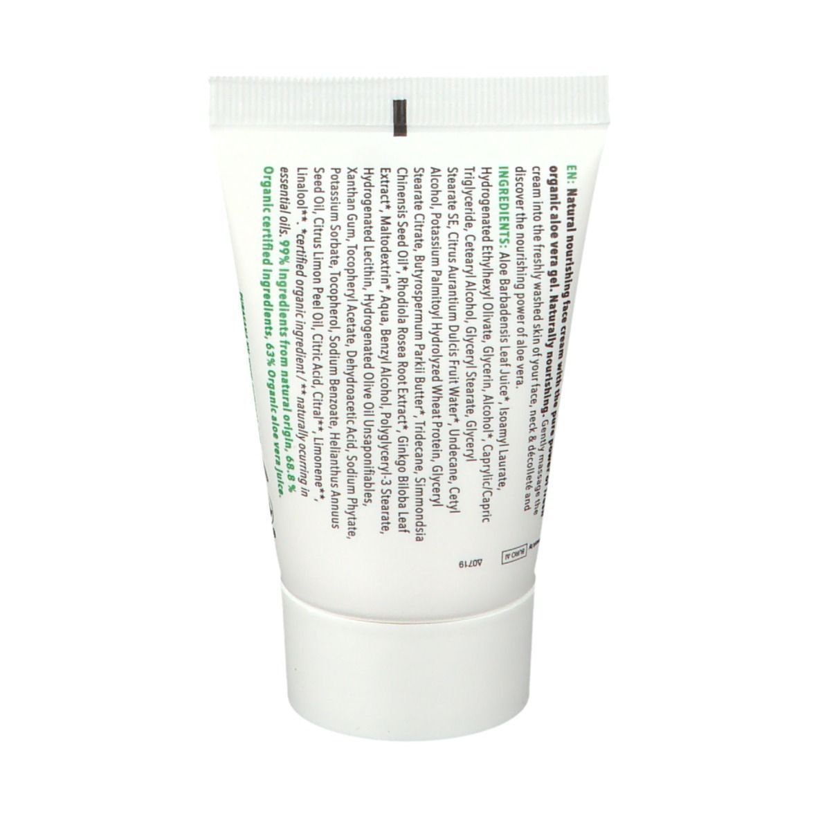 Purasana® Aloe Vera Crème Visage Nourrissante Bio