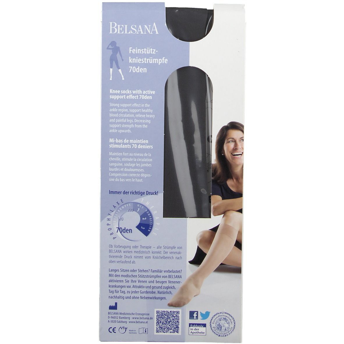 BELSANA 70den AD Gr.3 graphit