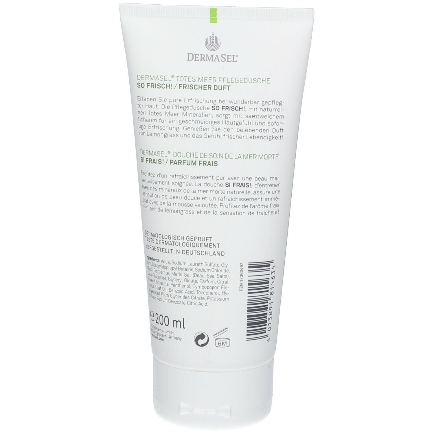DERMASEL® Douche de soin SI FRAIS ! CITRONNELLE