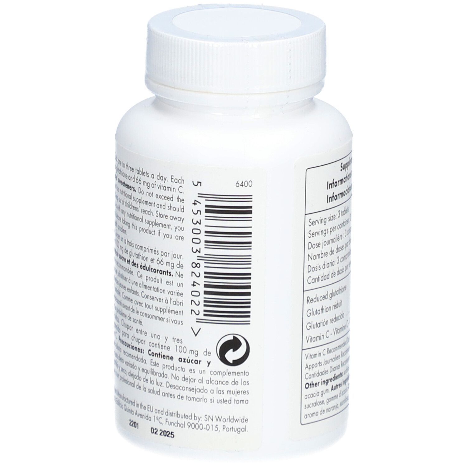 SuperSmart Glutathione Perlingual - Antioxydant
