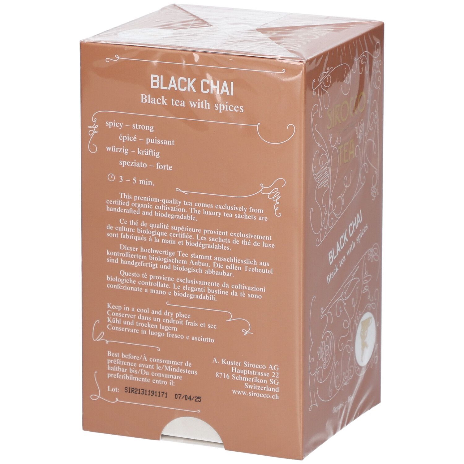 SIROCCO Teebeutel Clack Chai