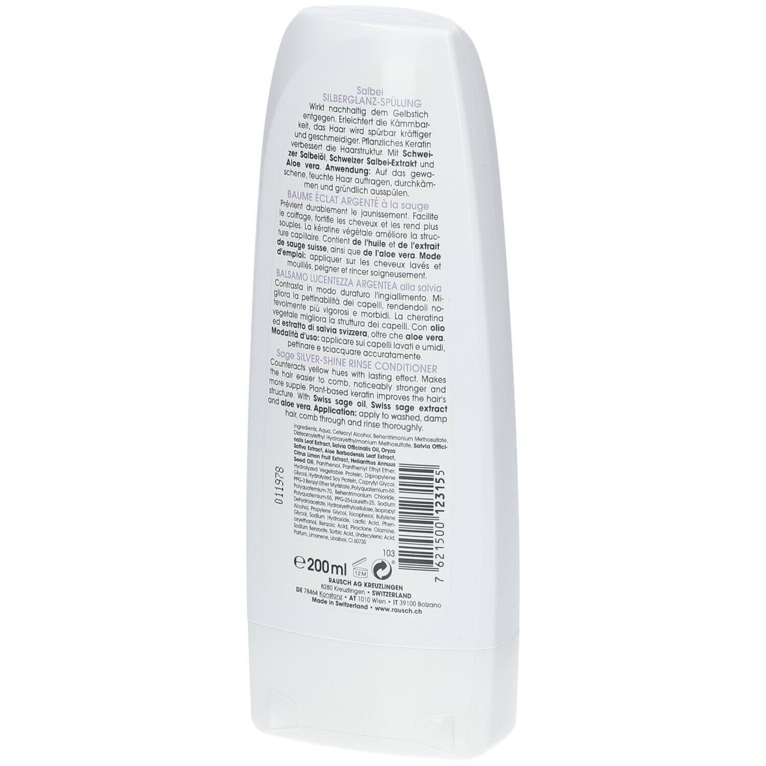 RAUSCH Après-shampooing à la sauge - éclat argenté