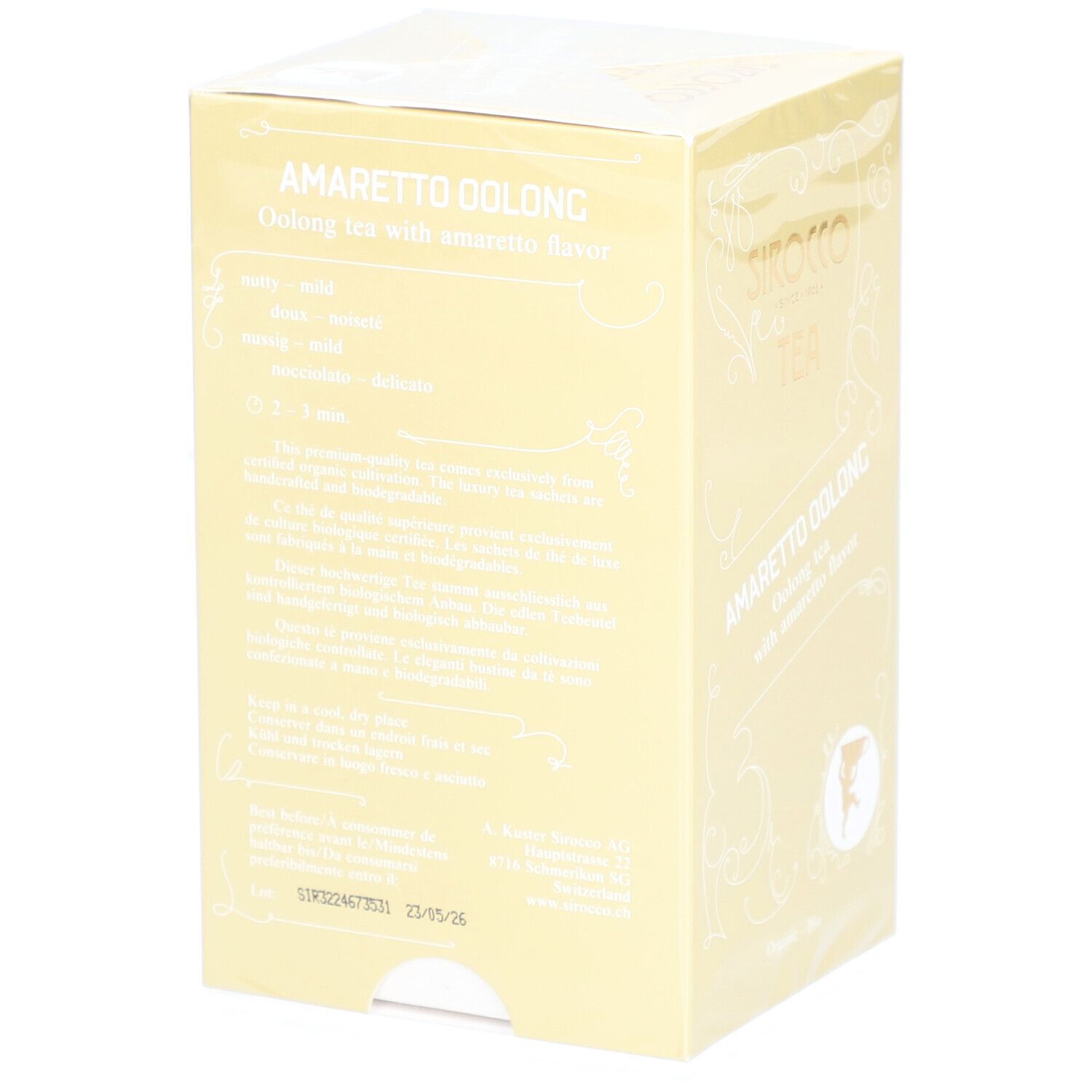 SIROCCO Teebeutel Amaretto Oolong 20 Stk