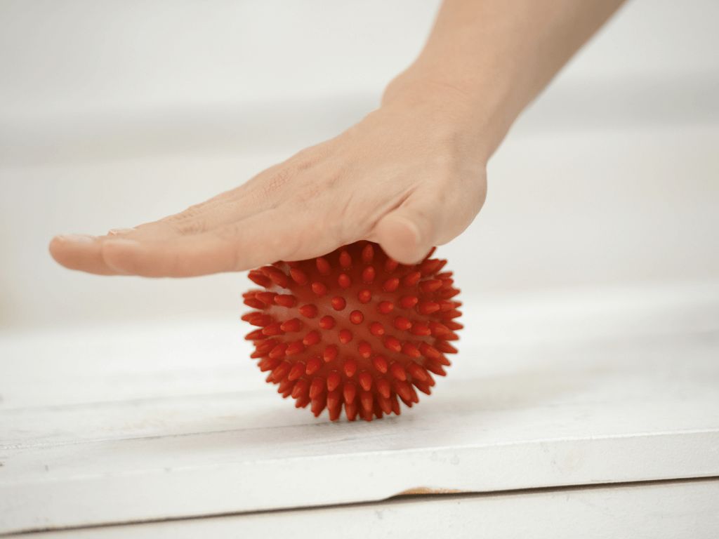 SISSEL Spiky-Ball 10cm blau 2 Stk