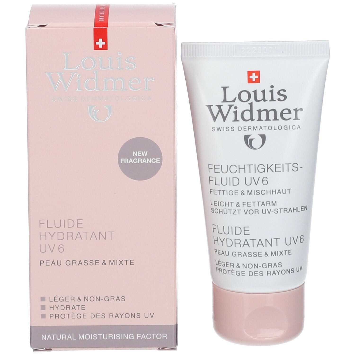 Louis Widmer Fluide hydratant UV 6 légèrement parfumée