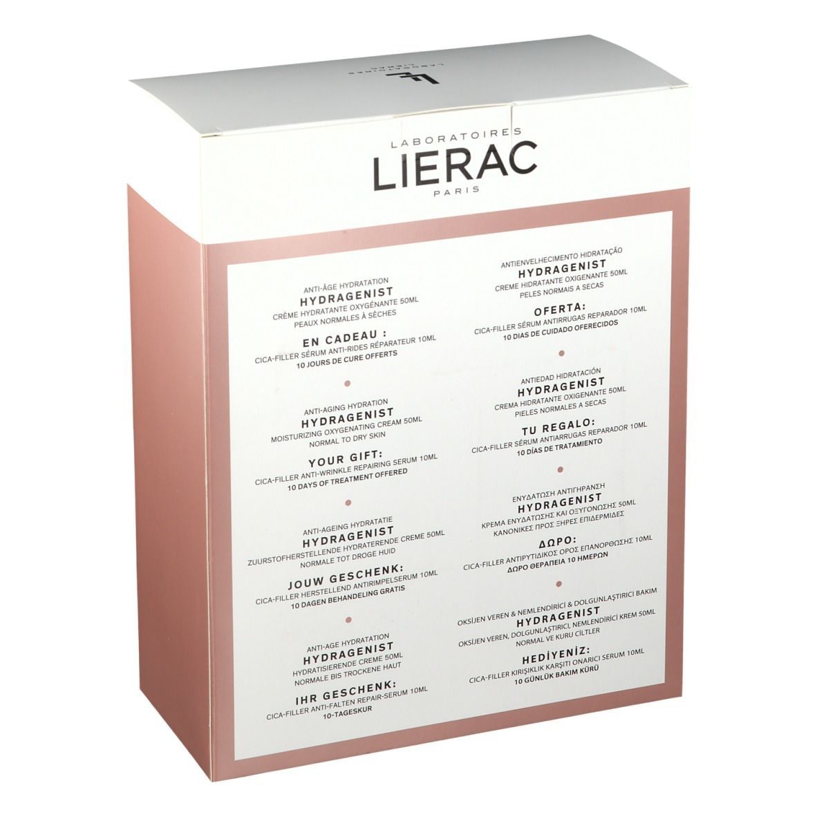LIERAC Hydragenist Ensemble de gel-crème hydratant