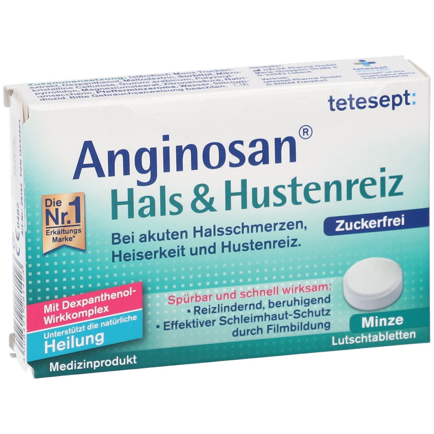 TETESEPT Anginosan Hals & Hustenreiz Lutschtabl.